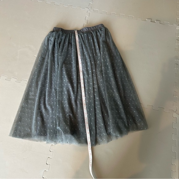 Garnet Hill Prima Tulle Skirt in gray size XS - Picture 5 of 12